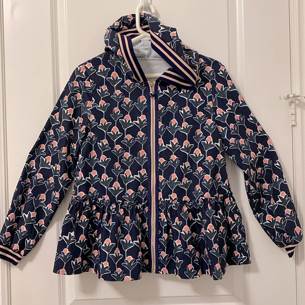 Tulip Patterned Peplum Jacket